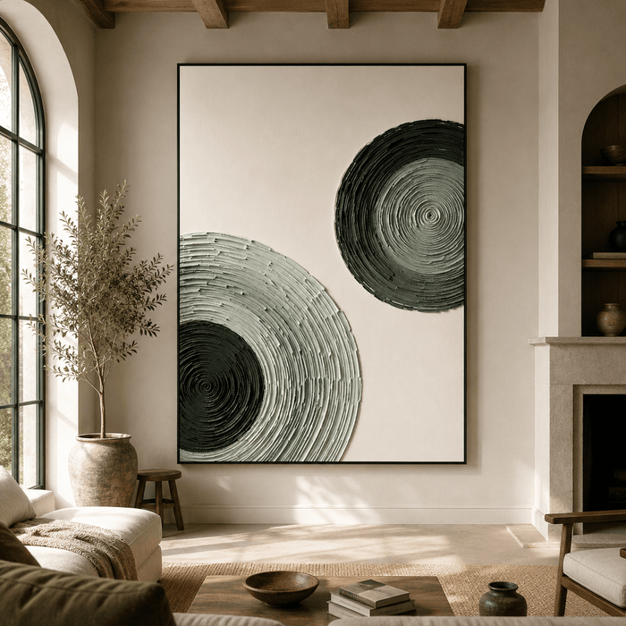 Abstract Art | Spiral Layered Circles