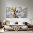 Flower & Tree Textured Abstract Wall Art #SF053