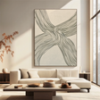 Textured Line Sophistication | Grey Beige