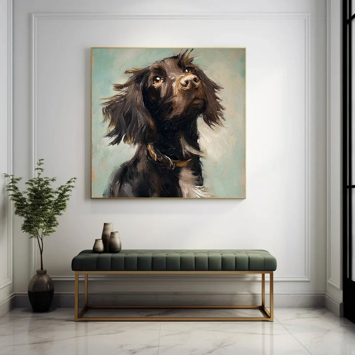 Abstract Dog Animal Wall Art #DL059
