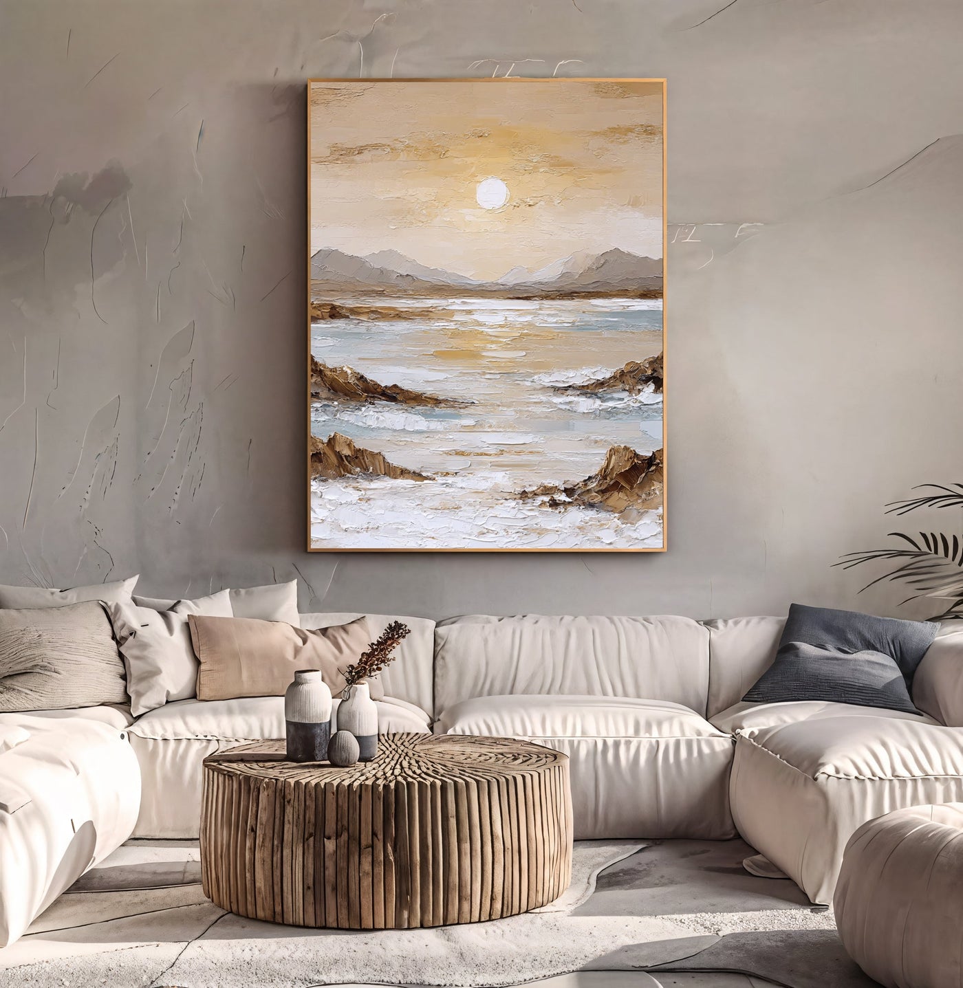 Textured Seaside Opulence | Sunlit Shores