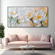 Flower & Tree Textured Abstract Wall Art #SF028