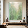 Green Abstract Wall Art  #AT097