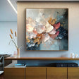 Flower & Tree Textured  Abstract Wall Art #SF065