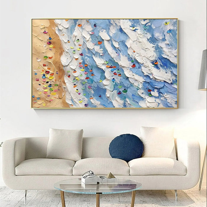 Surfing Sport Art Textured Canvas #PT032