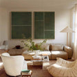 Green Minimalist Textured Wall Art Set of 2 #MT050