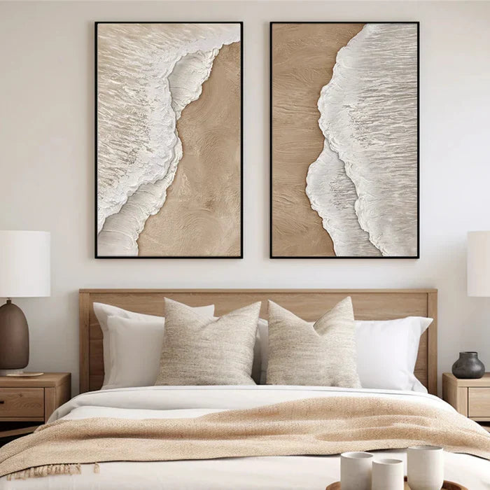 Ocean & Sky Textured Wall Art Set of 2 #MO027