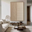 Beige and Brown Abstract Texture Wall Art #AT015