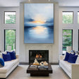 Ocean & Sky Abstract Wall Art #MO087