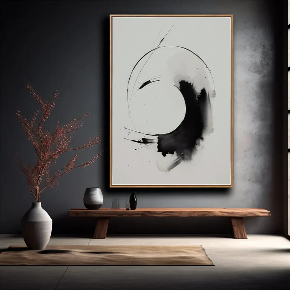 Black and White Minimalist Wall Art #MT113