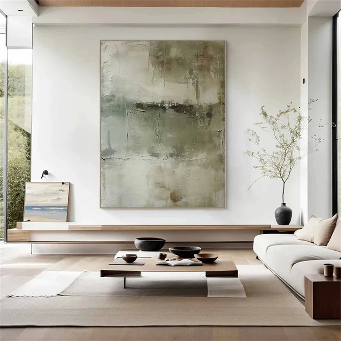 Green Abstract Wall Art  #AT073