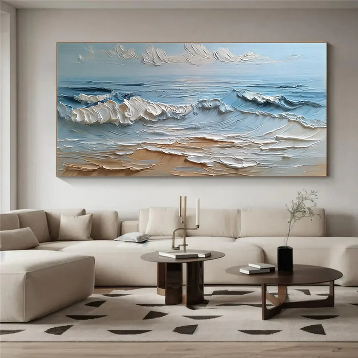 Ocean & Sky Textured Wall Art #MO112