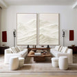 Mountain Textured Wall Art Set of 2 #MS008