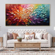Flower & Tree Textured Abstract Wall Art #SF035