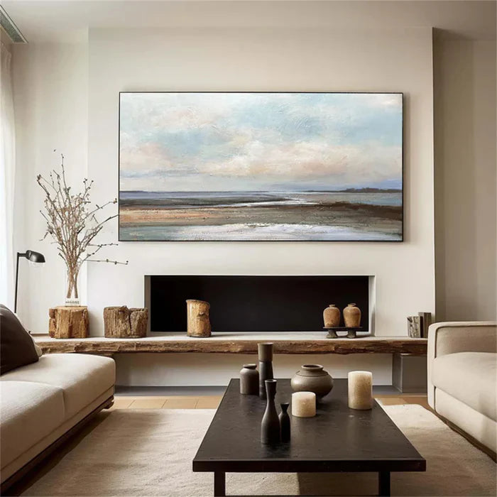Ocean & Sky Abstract Wall Art # MO023