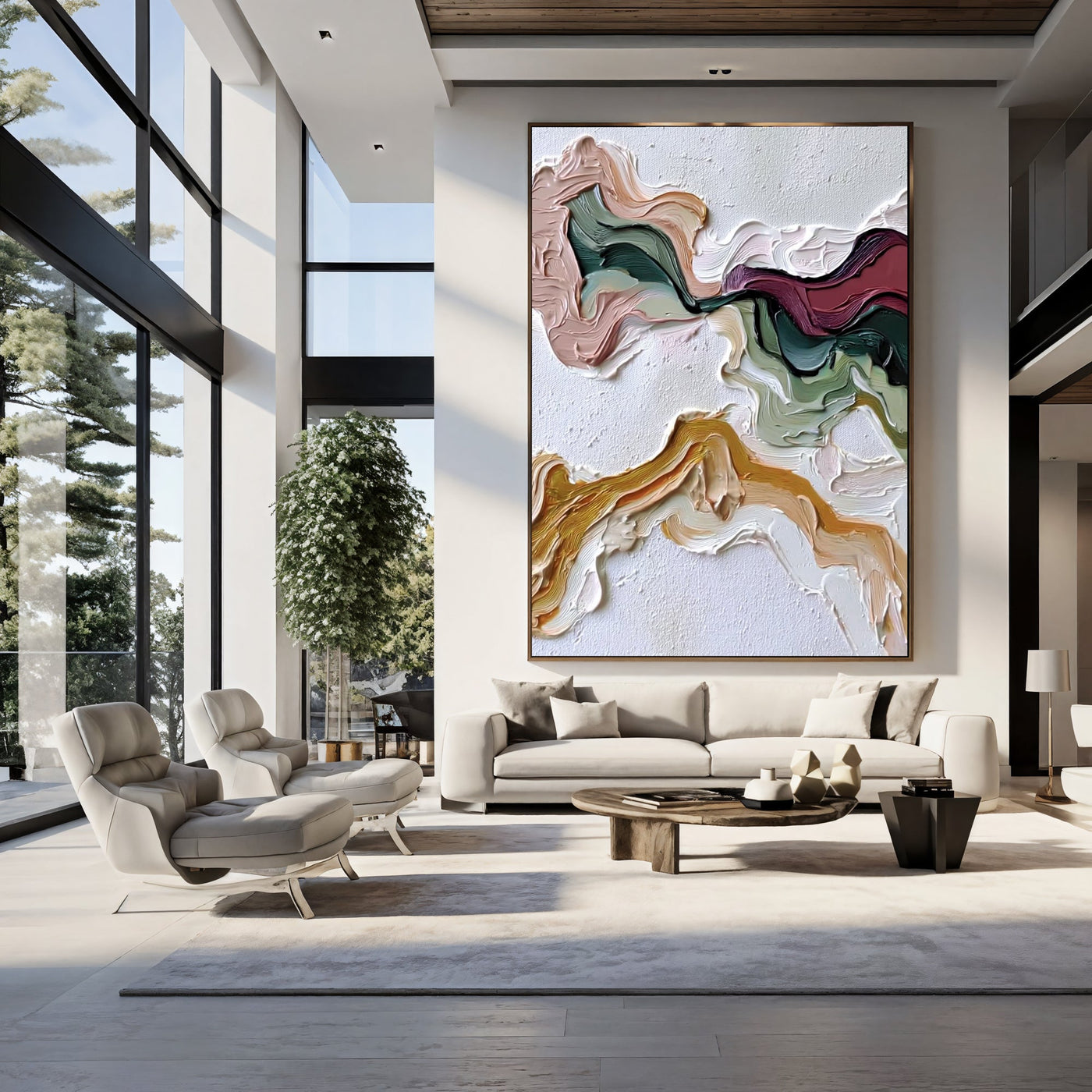Textured Hue Opulence | Rich Swirls