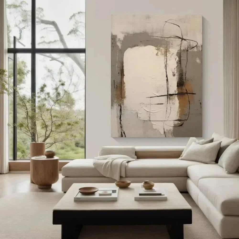 Wabi Sabi Textured Wall Art #WT014