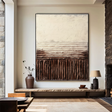 Textured Layered Harmony | Beige Brown