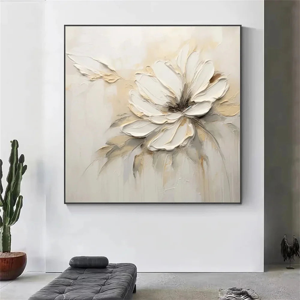 Flower & Tree Textured Abstract Wall Art #SF043