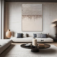 Textured Beige Depth | Taupe Hues