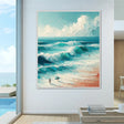Surfing Sport Art Textured Canvas #PT033