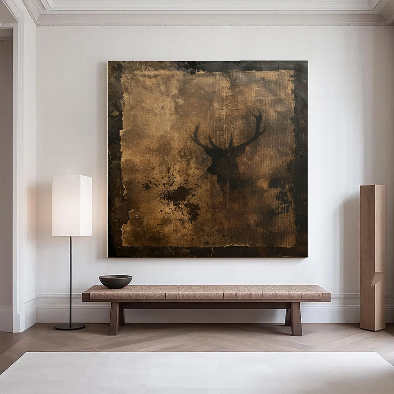 Worn Rustic Silhouette | Elk Shadow