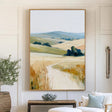 Hügelige Landschaft | Goldenes Weizenfeld