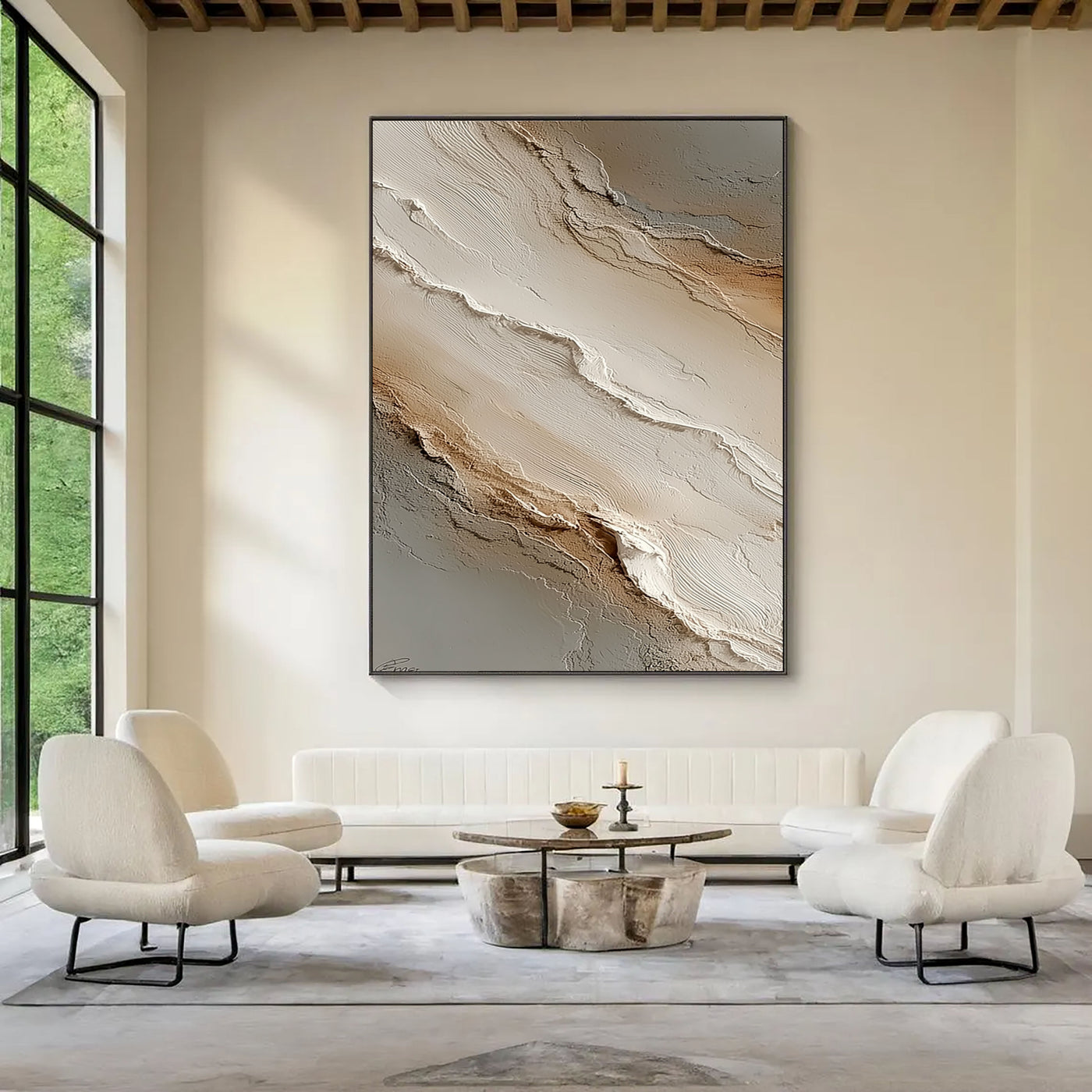 Layered Earthy Textures | Neutral Tones