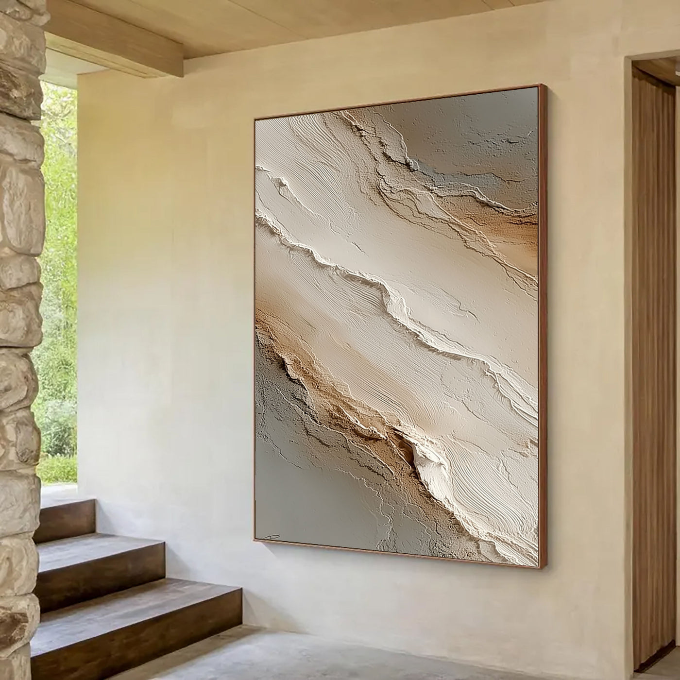 Layered Earthy Textures | Neutral Tones