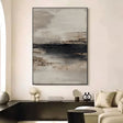 Monochrome Textured Horizon | Dark Depths