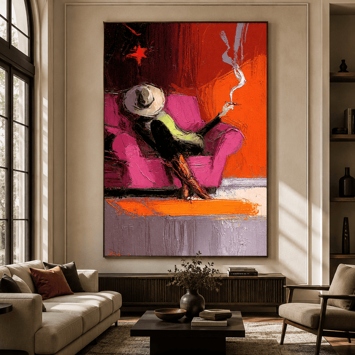 Impressionist Art | Star Cowgirl Haze