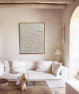 Textured Cream Cascades | Gold Accents