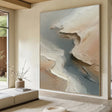 Sculptural Earth Tones | Abstract Flow