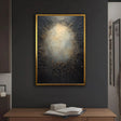 Textured Lunar Drama | Black Gold