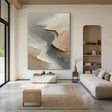Sculptural Earth Tones | Abstract Flow