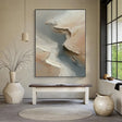 Sculptural Earth Tones | Abstract Flow