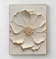 Textured Floral Luxe | Cream Blossom