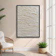 Textured Cream Cascades | Gold Accents