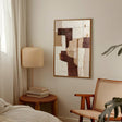 Abstract Geometric Layering | Earth Tones