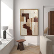 Abstract Geometric Layering | Earth Tones