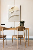 Textured Cream Dynamism | Beige Wave