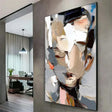 Abstract Portrait Textured Wall Art #PB017
