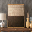 Textured Striped Opulence | Brown Gradient