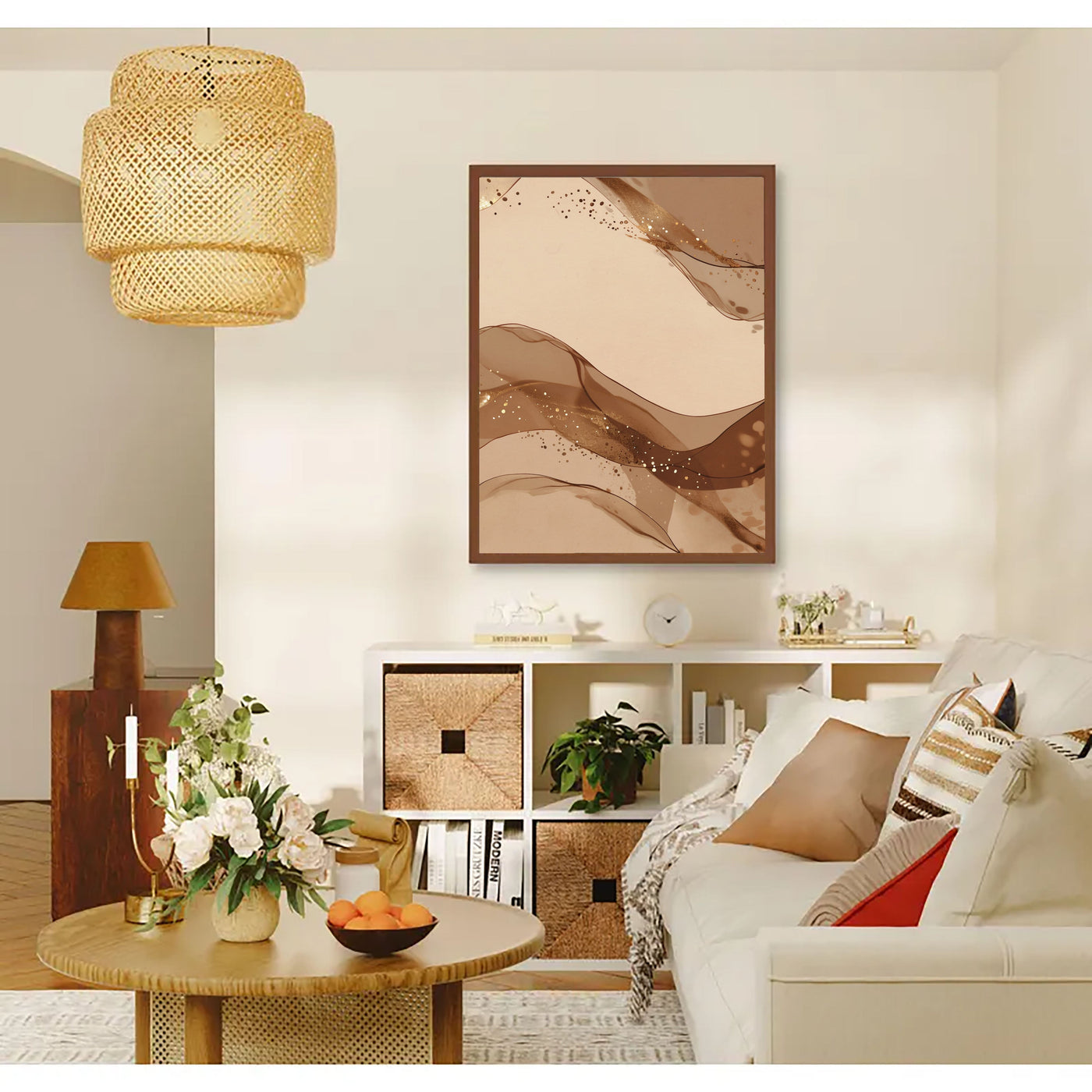 Fluid Bronze Opulence | Golden Flow