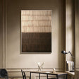 Textured Striped Opulence | Brown Gradient