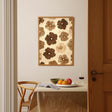 Textured Floral Opulence | Brown Bloom