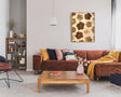 Textured Floral Opulence | Brown Bloom