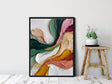 Textured Flowing Vitality | Pink Green