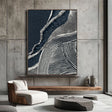 Textured Monochrome Rhythm | Black Silver