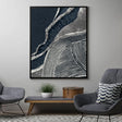 Textured Monochrome Rhythm | Black Silver